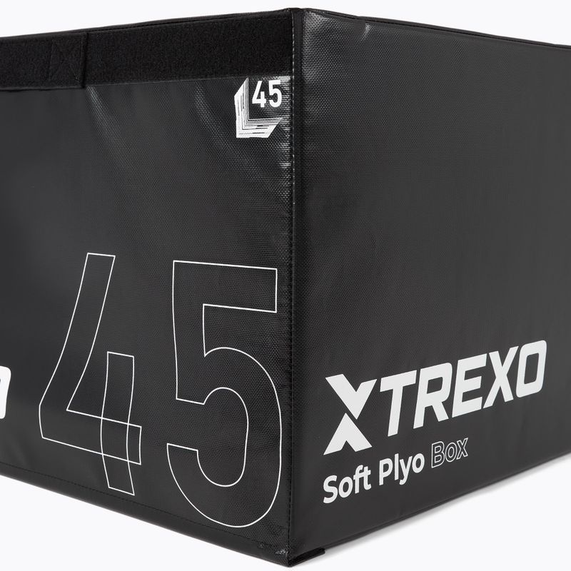 TREXO 45 cm black foldable plyometric box 2