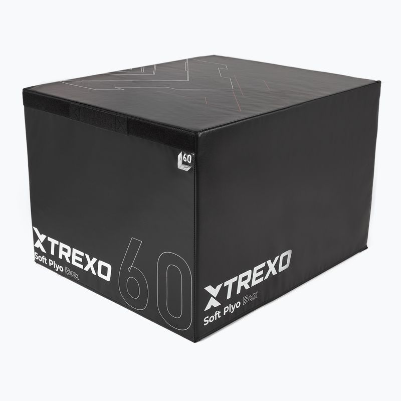 TREXO 60 cm black foldable plyometric box