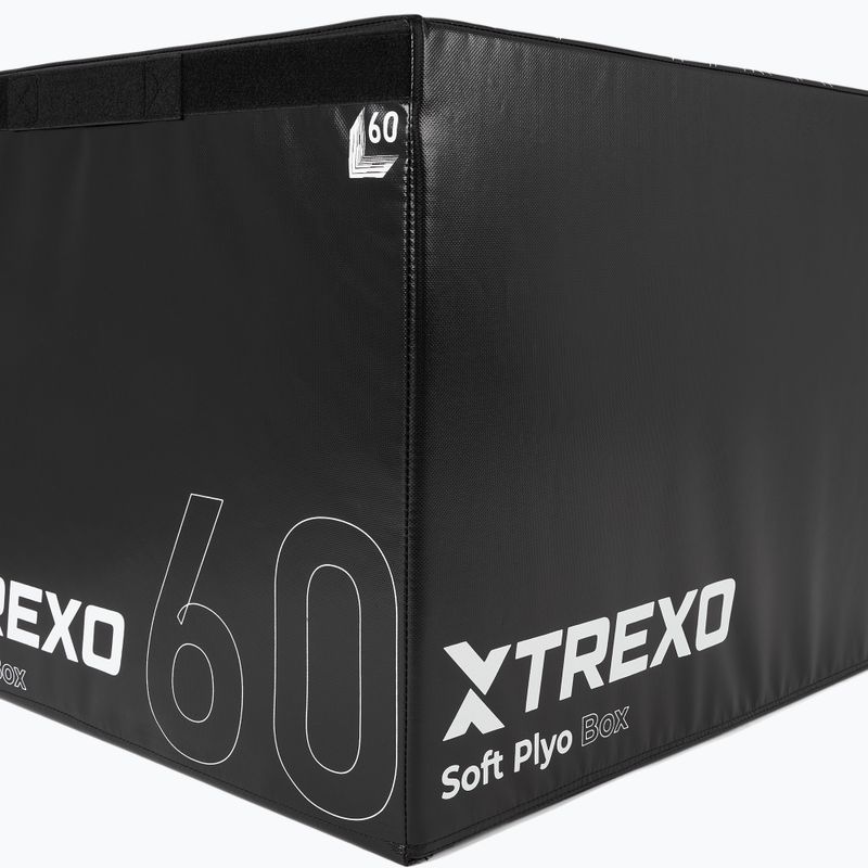Foldable plyometric box XTREXO 60 cm black 3