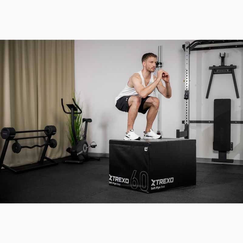 Foldable plyometric box XTREXO 60 cm black 6