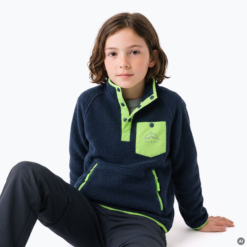 Children's fleece sweatshirt KADVA RODIA JR blue 6