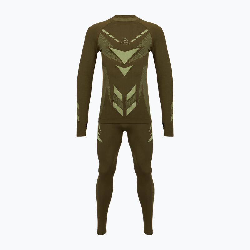 Men's thermal underwear set KADVA Alpinestep Thermo SH Light Plus Set Green