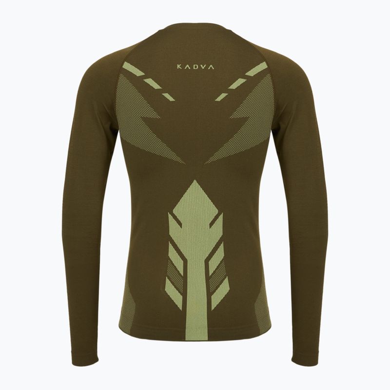 Men's thermal underwear set KADVA Alpinestep Thermo SH Light Plus Set Green 4