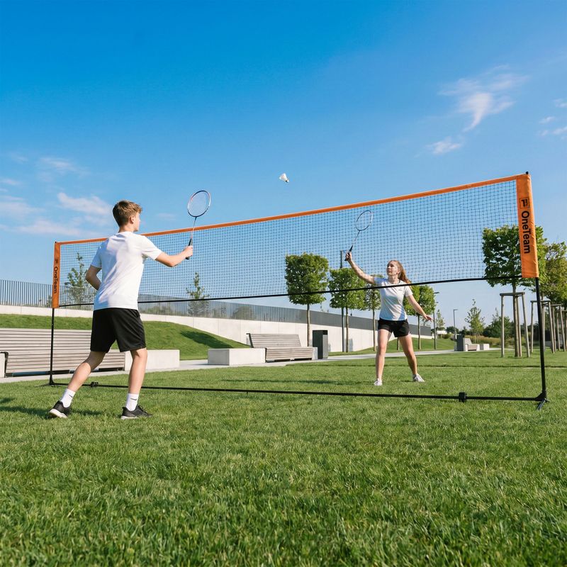 Badminton net OneTeam Netura 4 orange 9