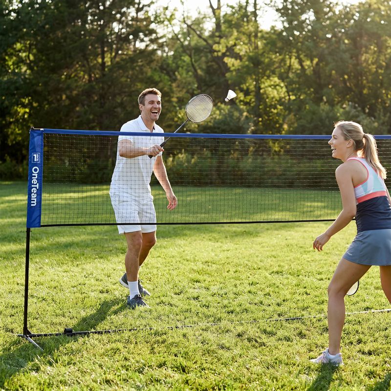Badminton net OneTeam Netura 5 blue 8