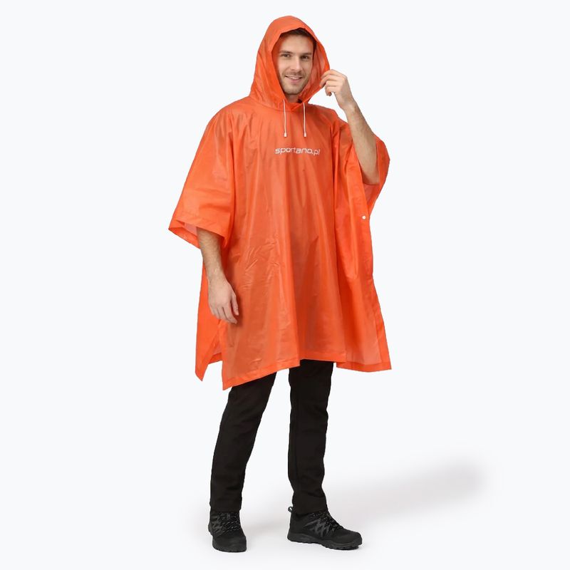 SPORTANO AquaDefend rain cape orange