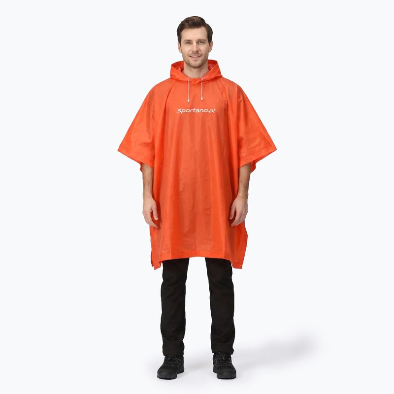 SPORTANO AquaDefend rain cape orange 2