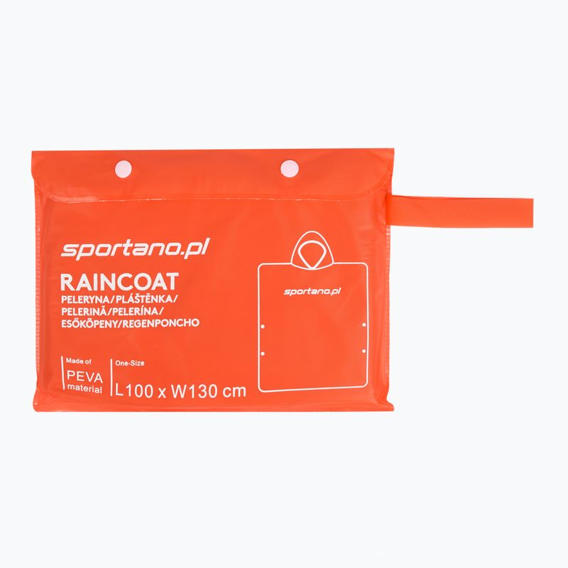 SPORTANO AquaDefend rain cape orange 10