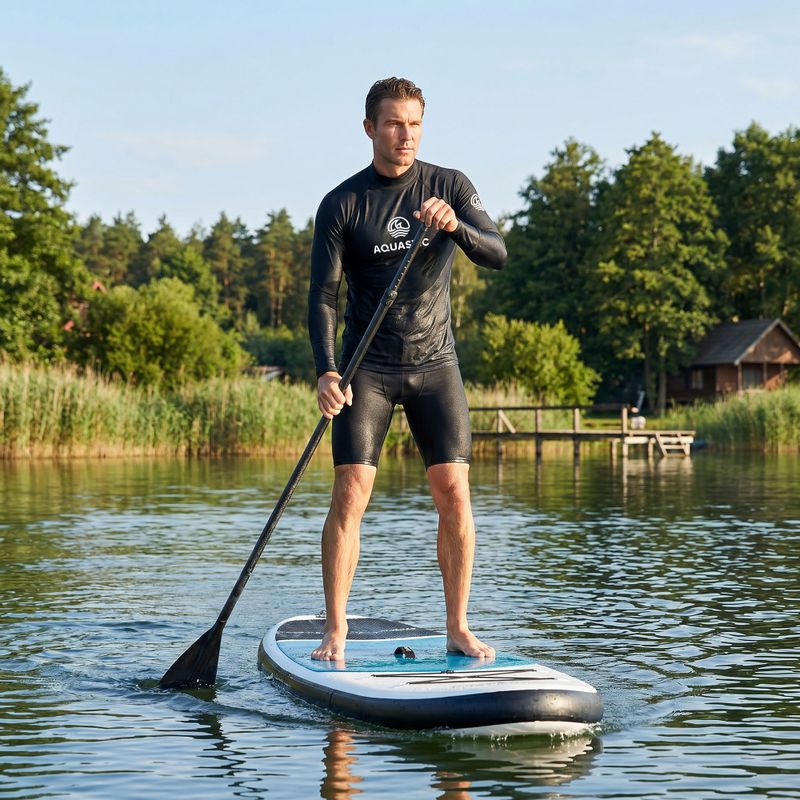 Aquastic RIMOS LS UV 50+ UPF Black Swimming Longsleeve 11