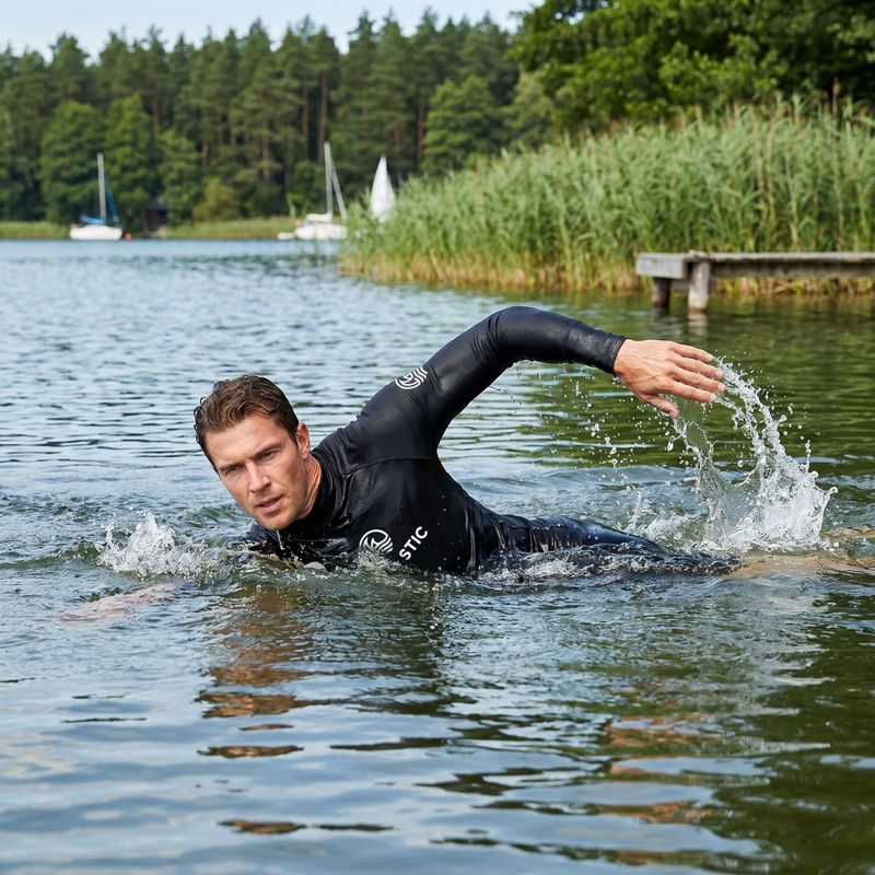 Aquastic RIMOS LS UV 50+ UPF Black Swimming Longsleeve 12