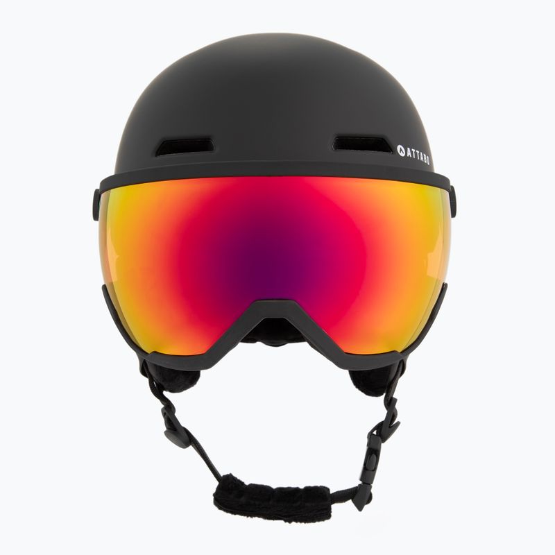 Children's ski helmet ATTABO Avens 2.0 Jr Visor black 2