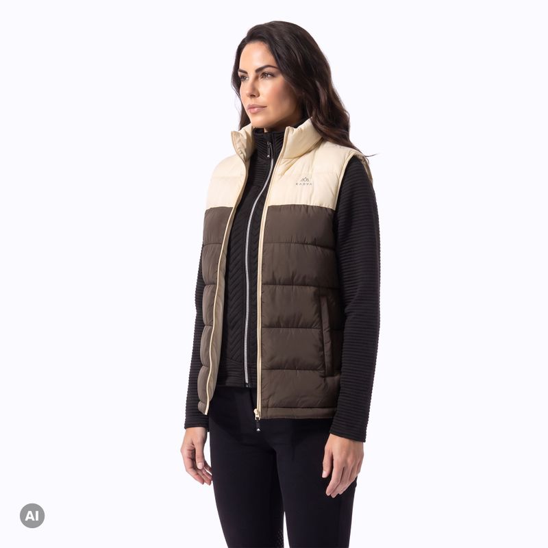 Women's KADVA Cryon WMNS brown gilet 3