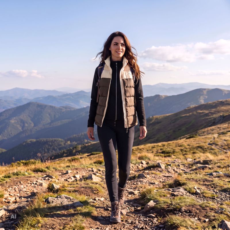 Women's KADVA Cryon WMNS brown gilet 4