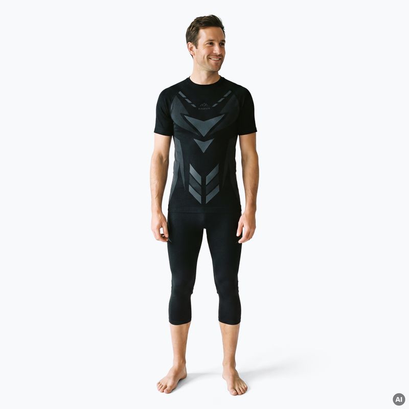 Men's thermal underwear set KADVA Alpinestep Thermo SH Light Plus Set Black