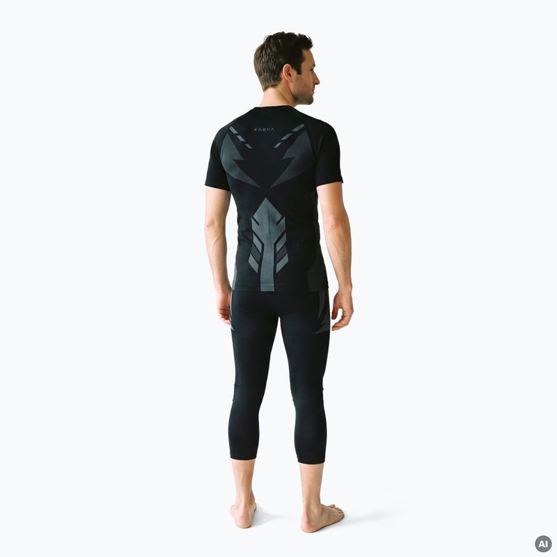 Men's thermal underwear set KADVA Alpinestep Thermo SH Light Plus Set Black 2