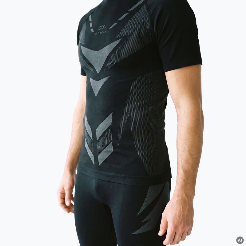 Men's thermal underwear set KADVA Alpinestep Thermo SH Light Plus Set Black 3