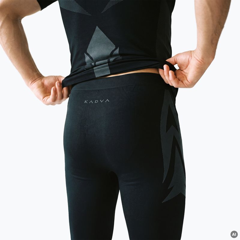 Men's thermal underwear set KADVA Alpinestep Thermo SH Light Plus Set Black 4