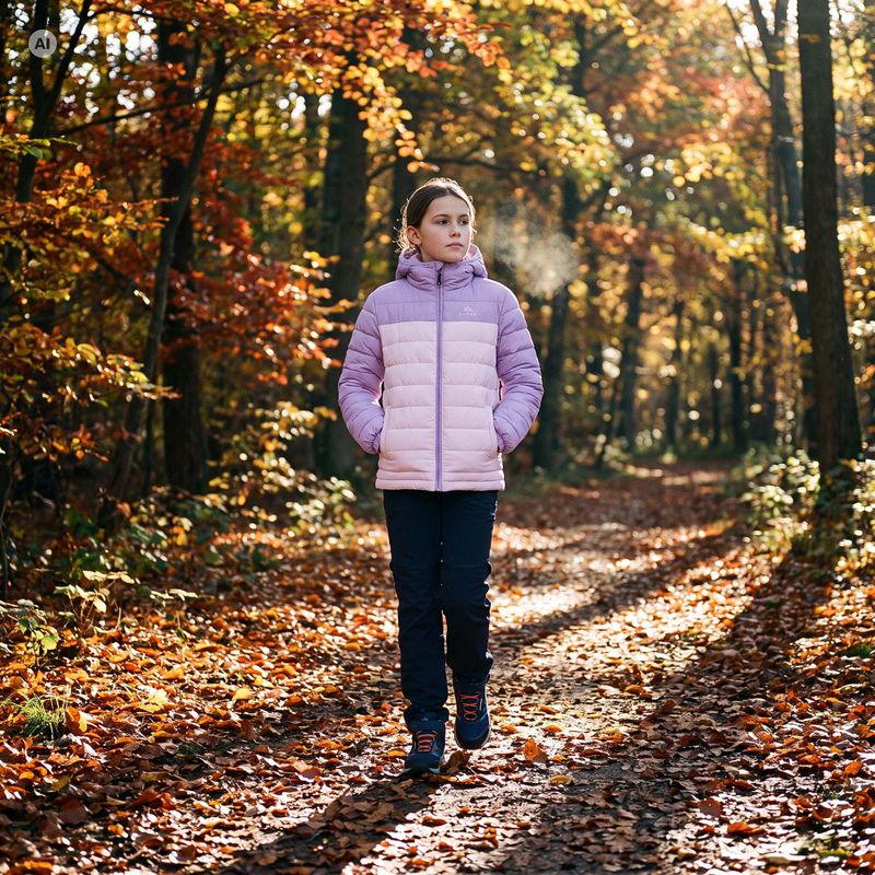Children's insulated jacket KADVA Snoway JRG purple 7