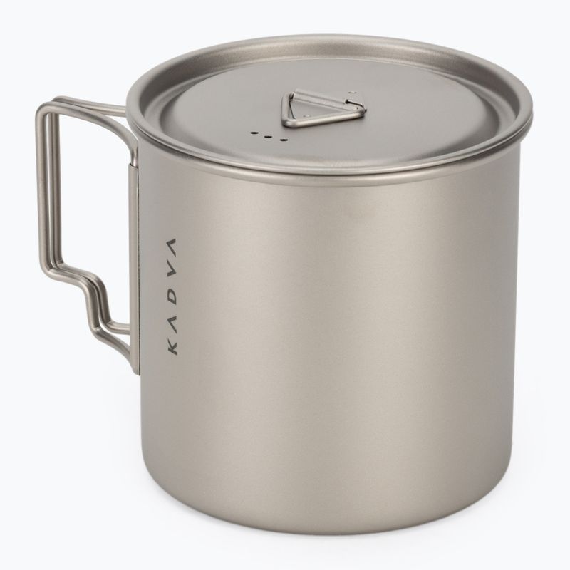 KADVA titanium ultralight grey travel mug