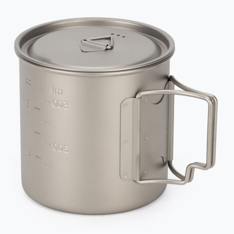 Tourist mug KADVA titanium ultralight gray 2