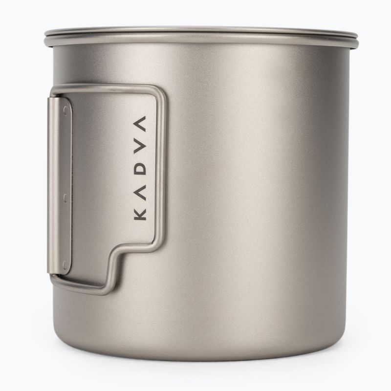 Tourist mug KADVA titanium ultralight gray 3
