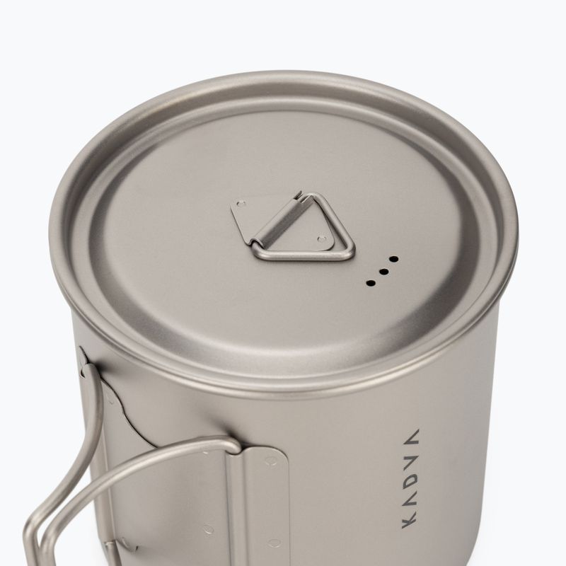 Tourist mug KADVA titanium ultralight gray 4