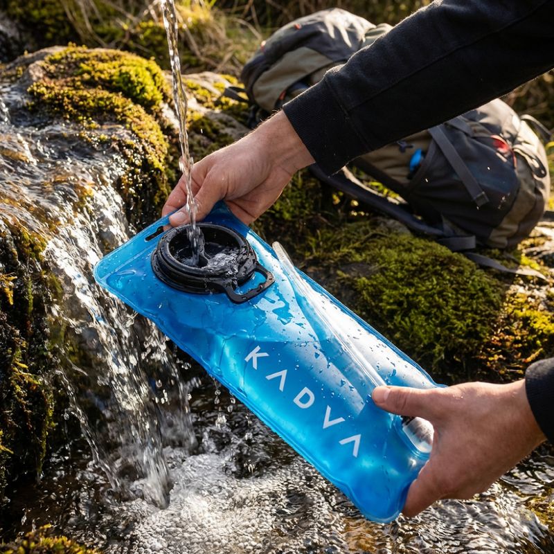 KADVA Flowbie ClickFit 3 l blue hydration bladder 6