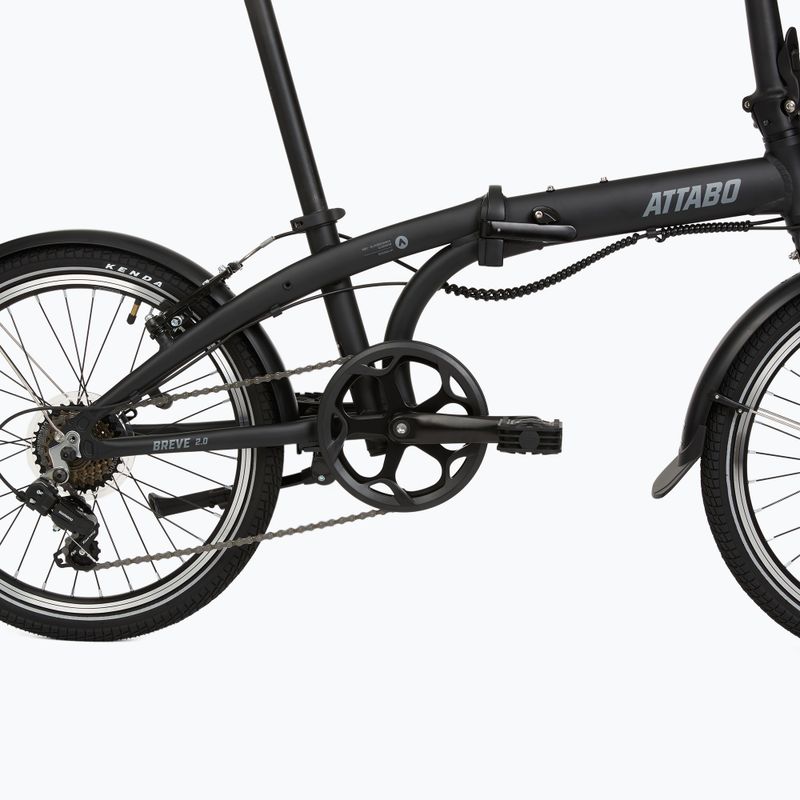 City bike foldable ATTABO Breve 2.0 black 10
