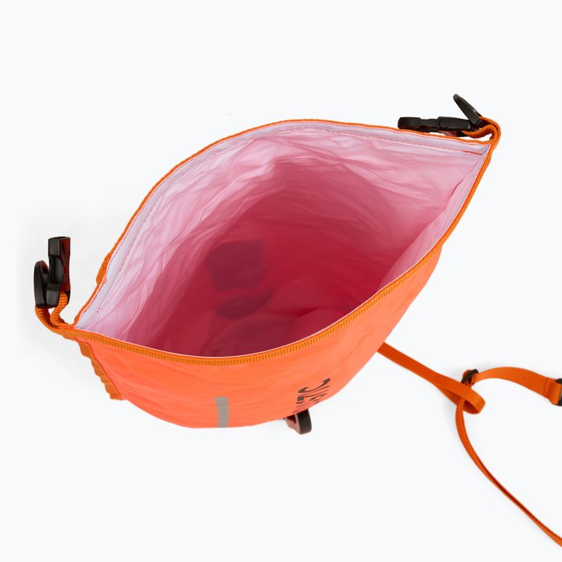 Swim safety buoy with pocket AQUASTIC double-chamber orange 9