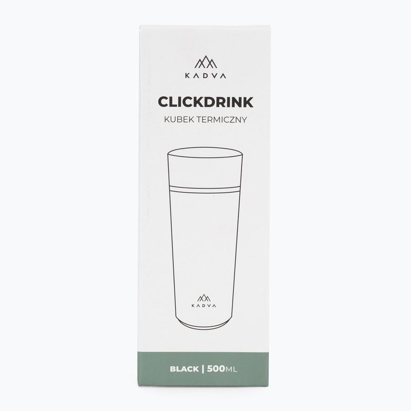 Thermal mug Kadva 360 ClickDrink Black 8