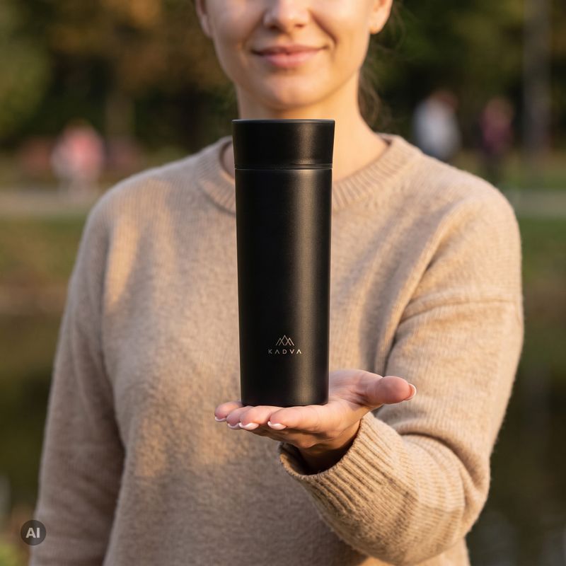 Thermal mug Kadva 360 ClickDrink Black 3