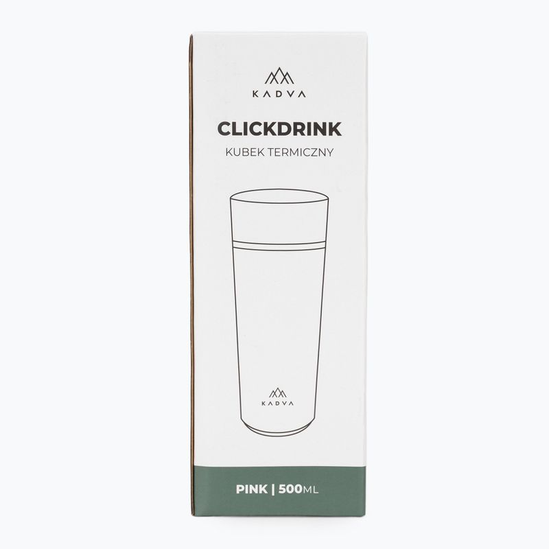 Thermal mug Kadva 360 ClickDrink Pink 8