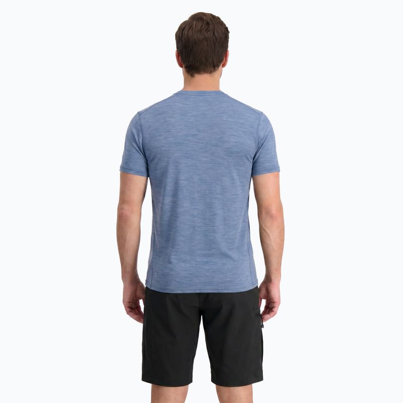 Men's thermal T-shirt WOOLCANO Merino 100% TEE0546 blue 3