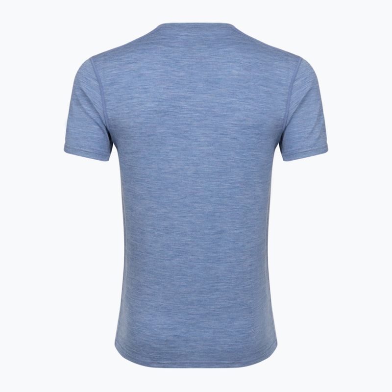 Men's thermal shirt WOOLCANO Merino 100% TEE0546 blue 2