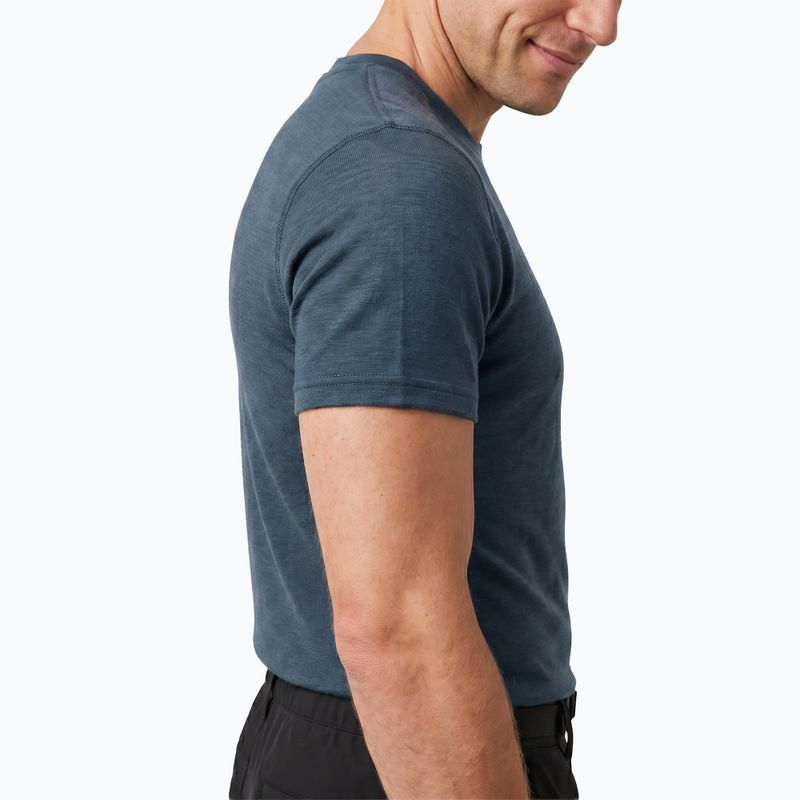 Men's Thermal T-Shirt WOOLCANO Merino 100% TEE0546 Grey 4