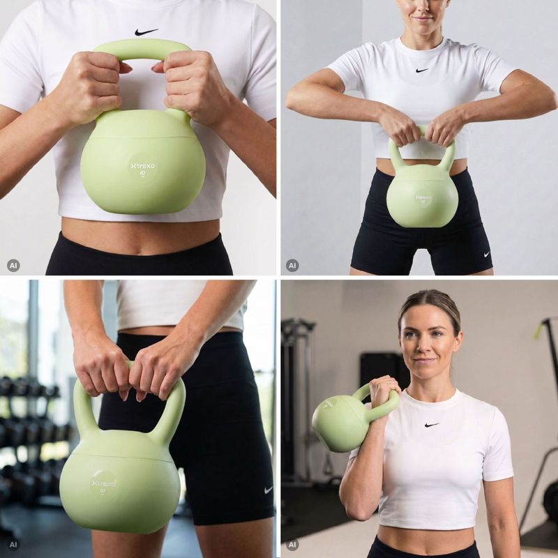 Soft kettlebell Xtrexo SK10 Green 5