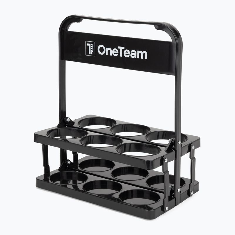 Set OneTeam Water Bottle Carries + Bidon Sportano Black 2