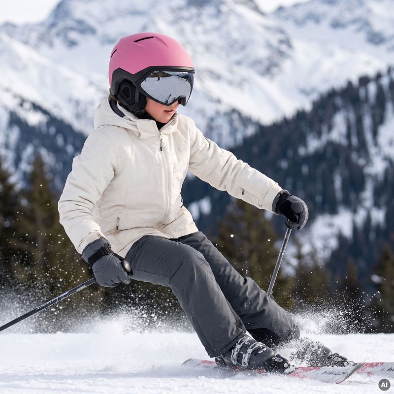 Children's ski helmet ATTABO Avens 3.0 Jr Visor ERT Pink 6