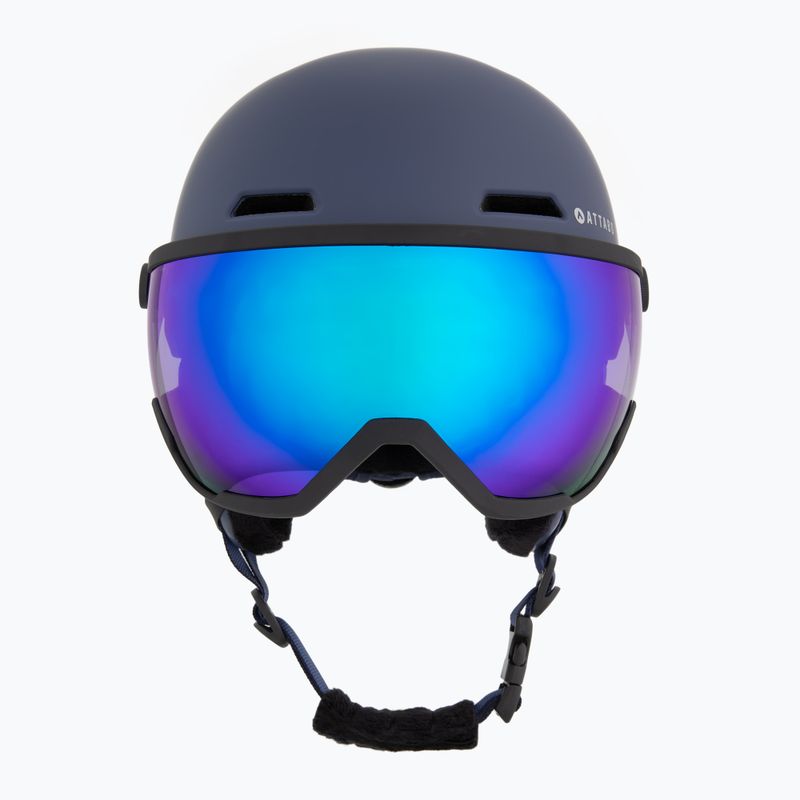 Children's ski helmet ATTABO Avens 2.0 Jr Visor dark blue 2