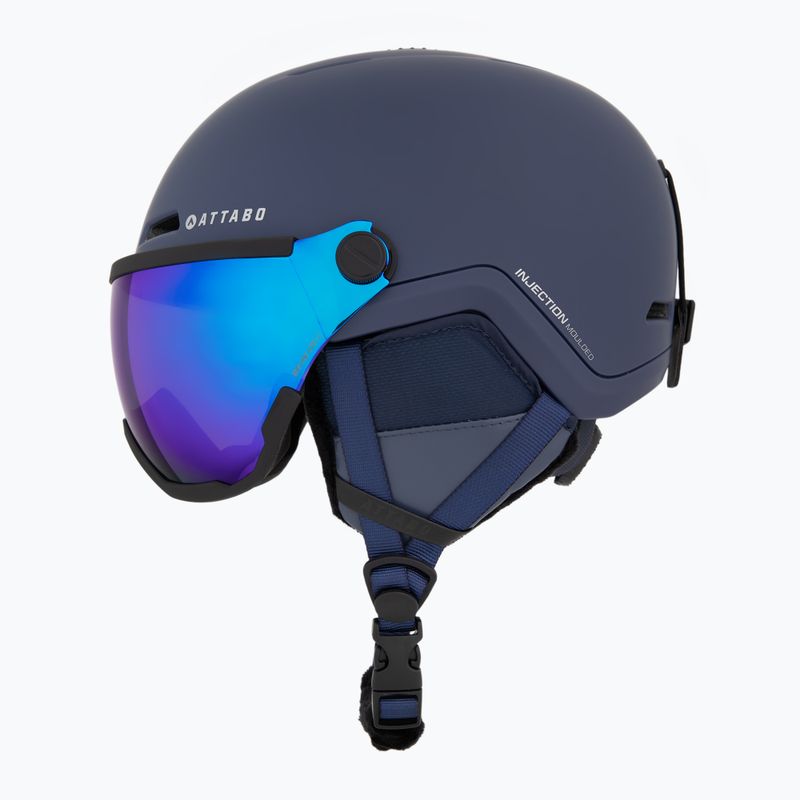 Children's ski helmet ATTABO Avens 2.0 Jr Visor dark blue 3