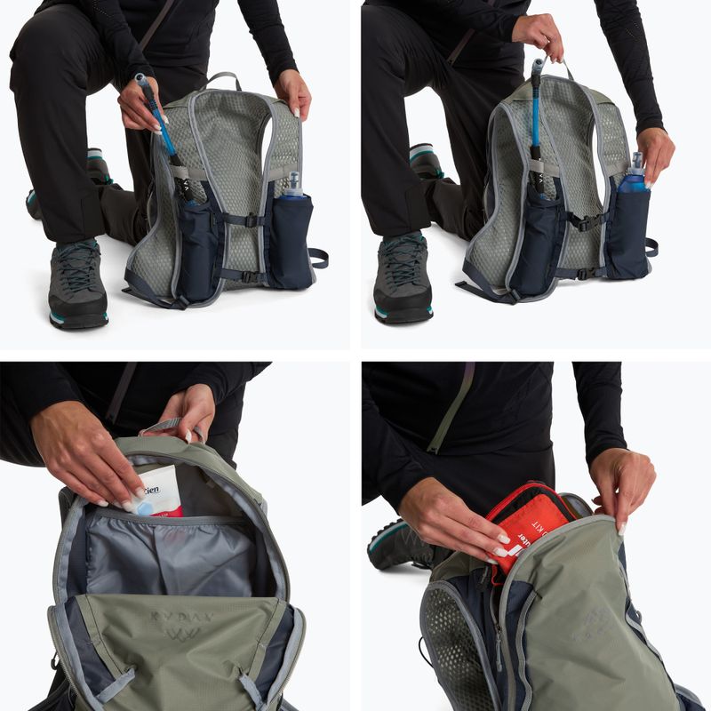 KADVA Zivo 10 l grey hiking backpack 11