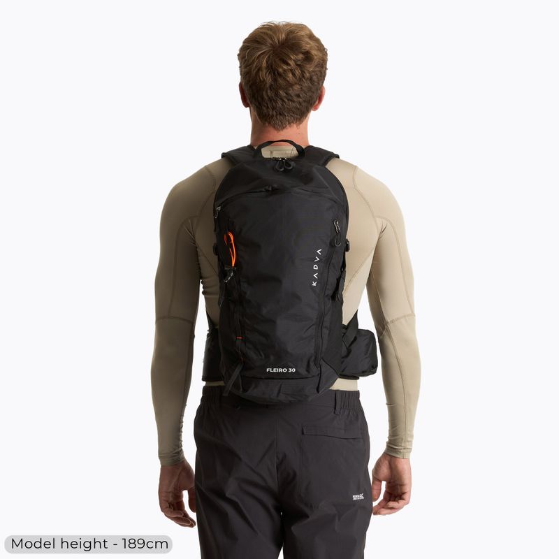 KADVA Fleiro 30 l black hiking backpack 5