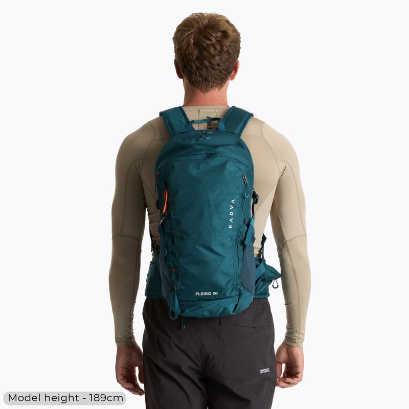KADVA Fleiro 30 l dark marine hiking backpack 5