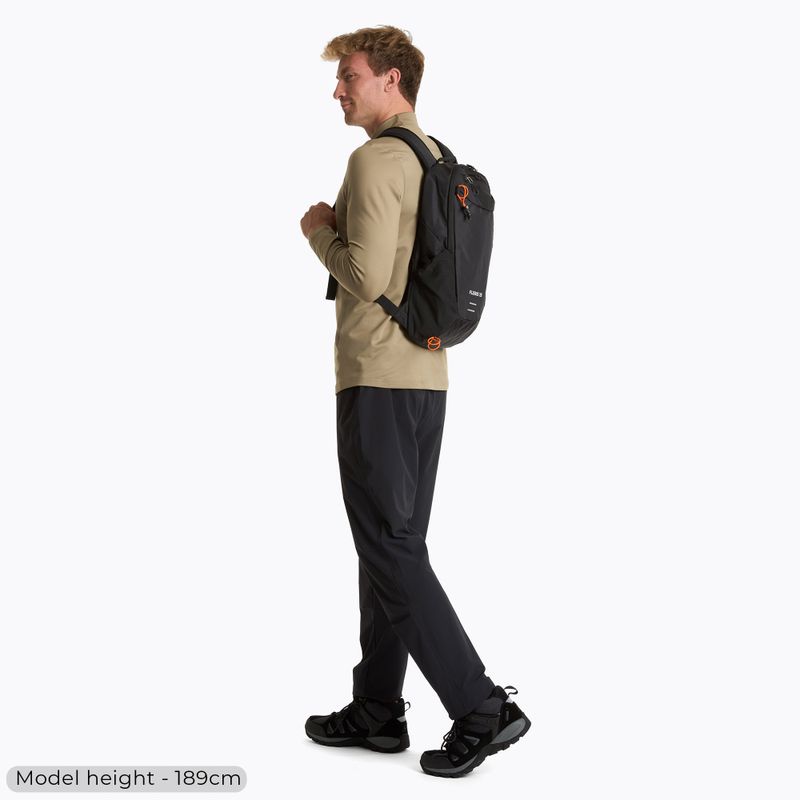 KADVA Fleris 15 l black hiking backpack 6