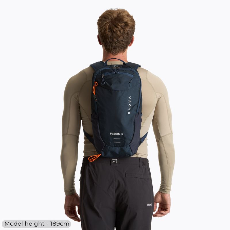 KADVA Fleris 15 l navy hiking backpack 5