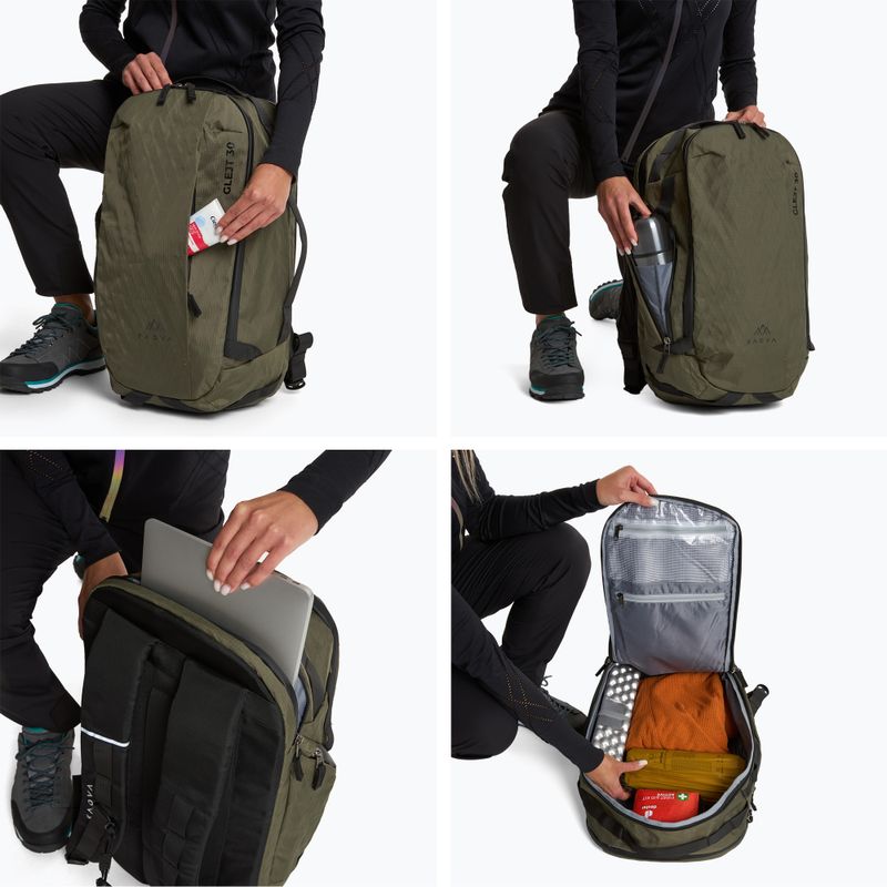 Hiking backpack KADVA Glejt 30 l green 12