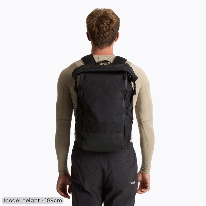 KADVA Londer 25 l black hiking backpack 5