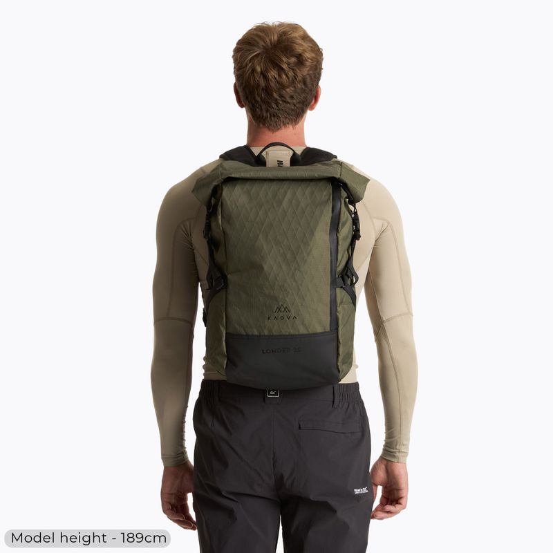 KADVA Londer 25 l green hiking backpack 5