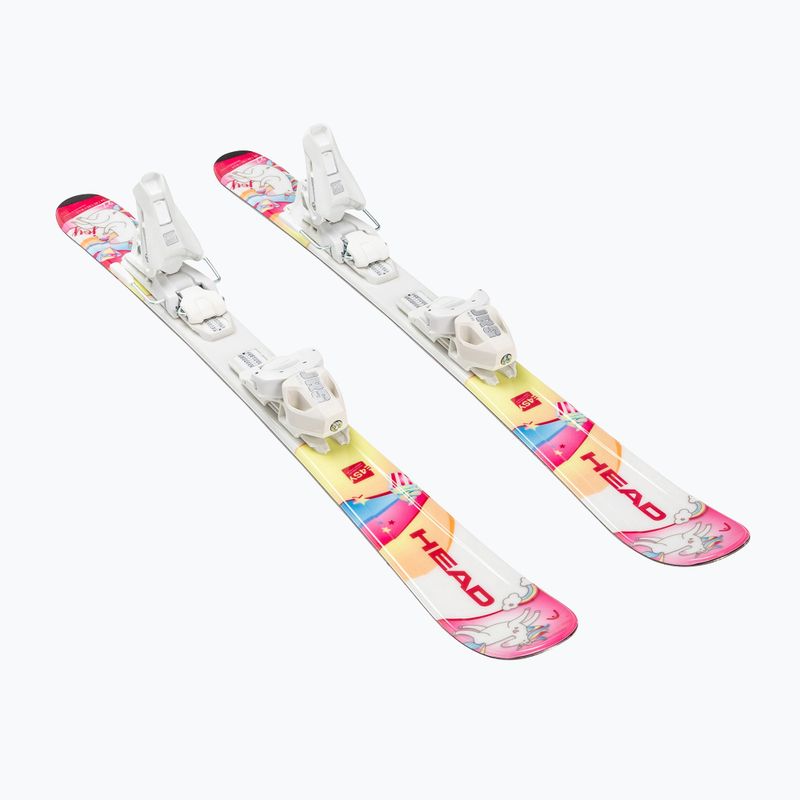 Kids’ downhill skis with bindings HEAD Unicorn Easy JRS + Jrs 4.5 GW CA unicorn 2