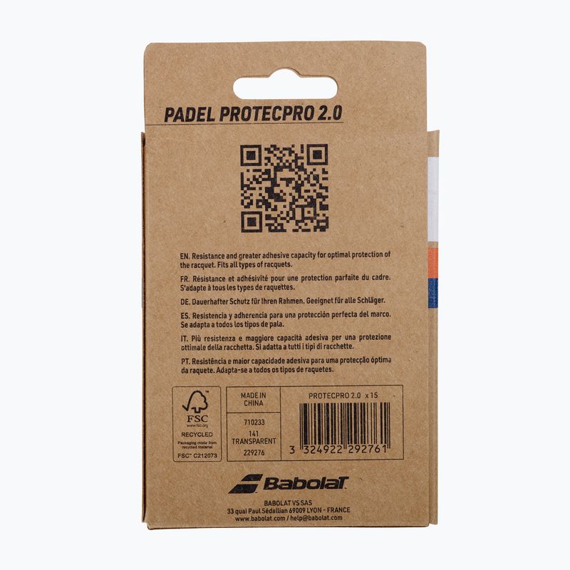 Protective tape Babolat Protecpro 2.0 X1 transparent 3